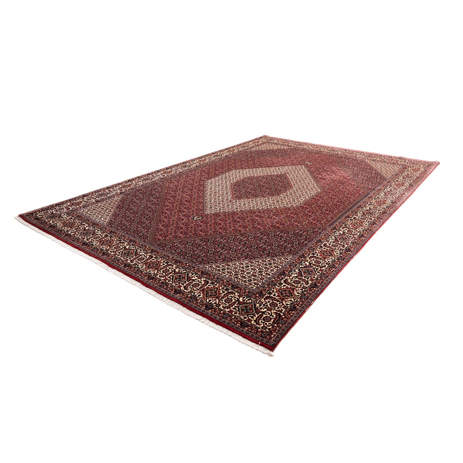 Alfombra persa - Bidjar - 360 x 251 cm - rojo