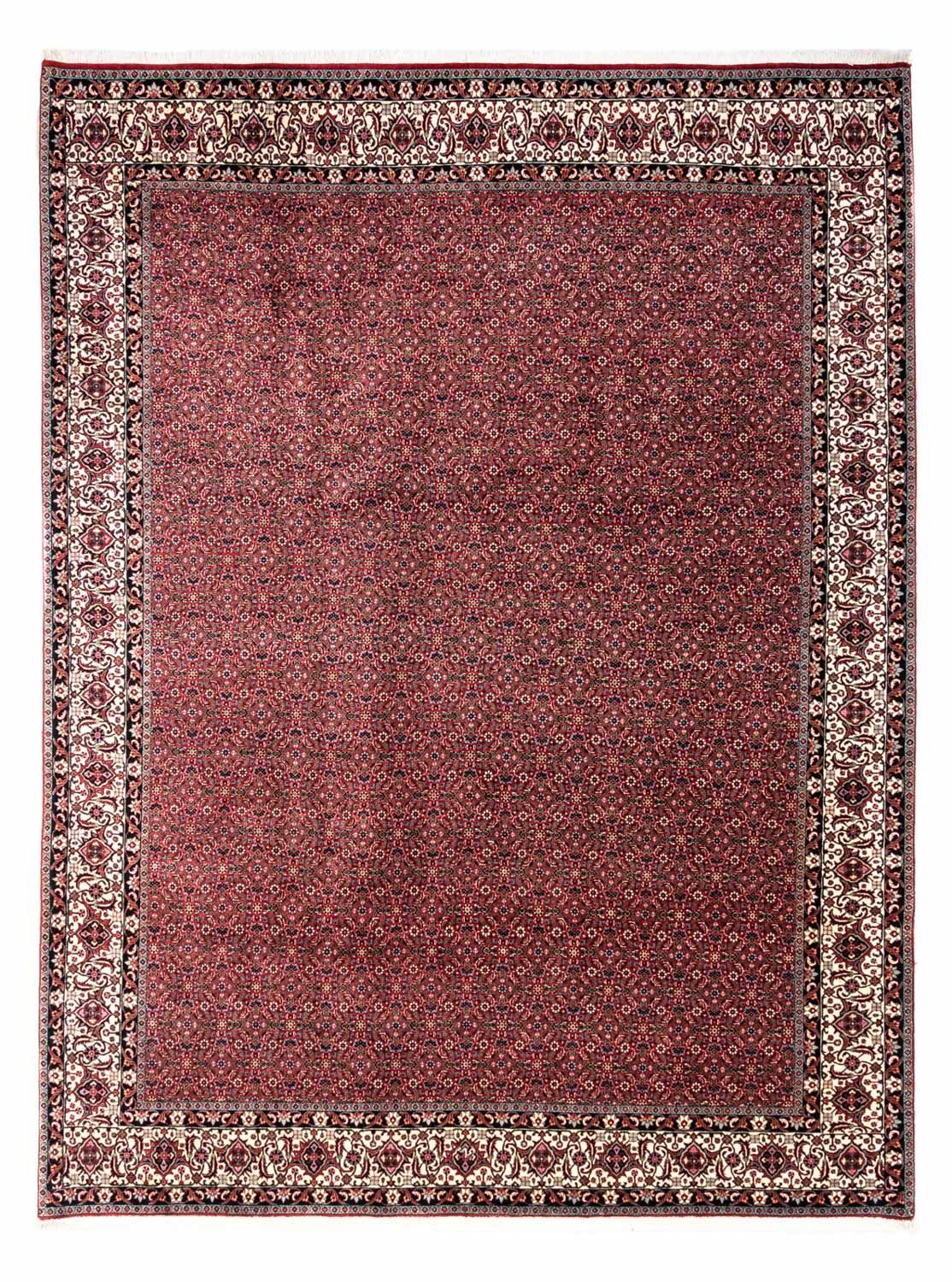 Alfombra persa - Bidjar - 335 x 255 cm - rojo