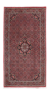 Alfombra de pasillo Alfombra persa - Bidjar - 198 x 101 cm - rojo