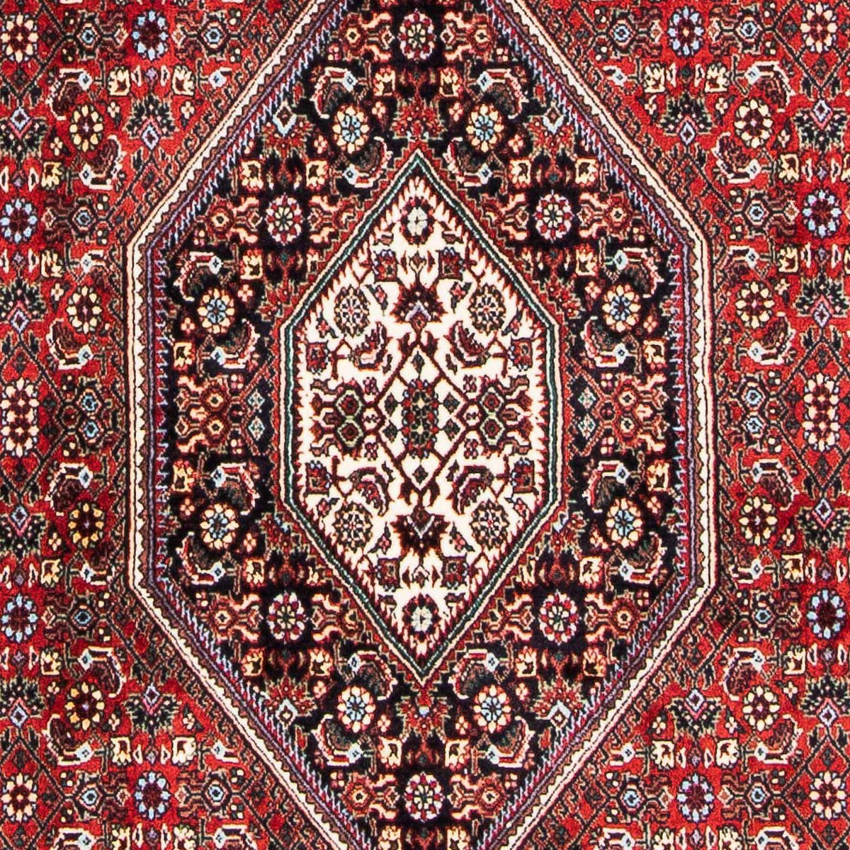 Alfombra persa - Bidjar - 178 x 110 cm - rojo