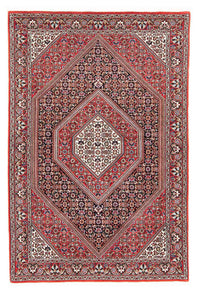 Alfombra persa - Bidjar - 177 x 109 cm - rojo