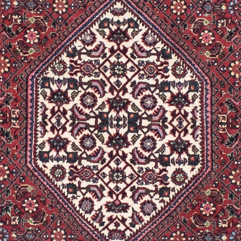 Alfombra de pasillo Alfombra persa - Bidjar - 243 x 70 cm - rojo claro