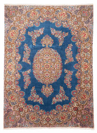 Alfombra persa - Real - 324 x 238 cm - azul oscuro