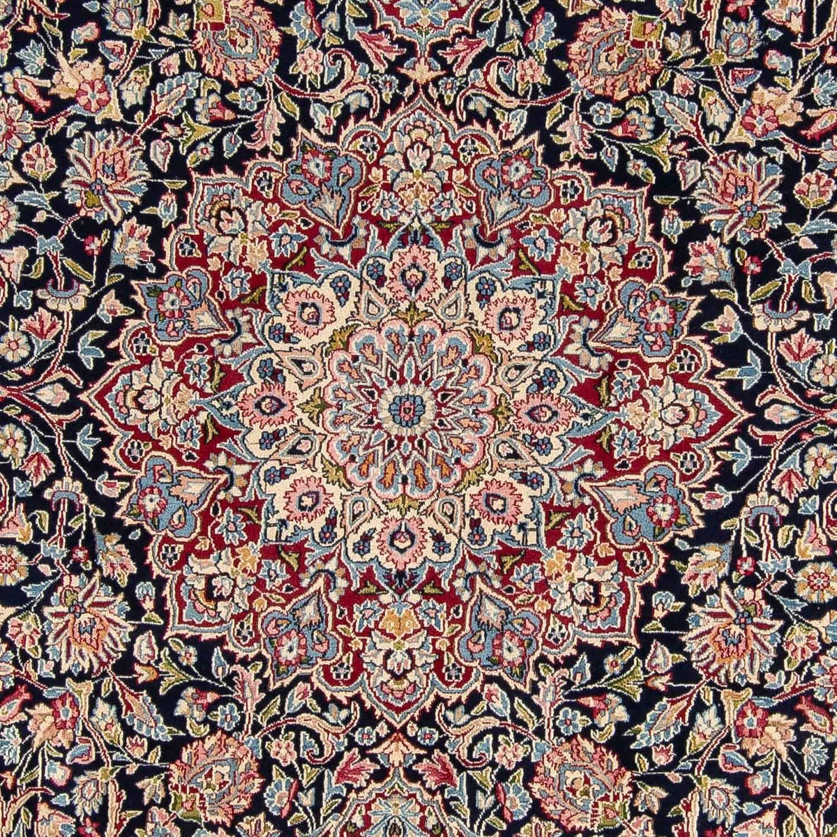 Alfombra persa - Real - 360 x 265 cm - azul oscuro