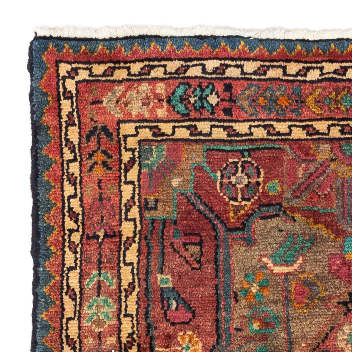 Alfombra persa - Clásica - 140 x 77 cm - rojo claro