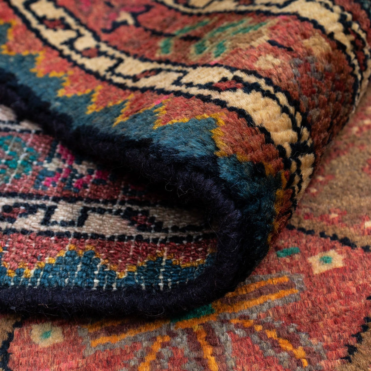 Alfombra persa - Clásica - 140 x 77 cm - rojo claro