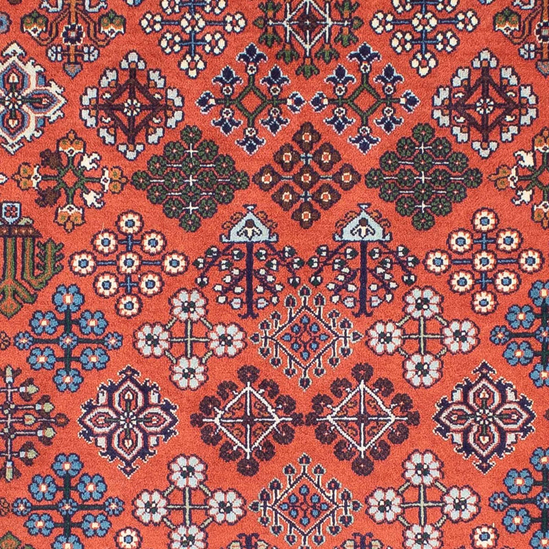 Alfombra persa - Nómada - 242 x 169 cm - rojo claro
