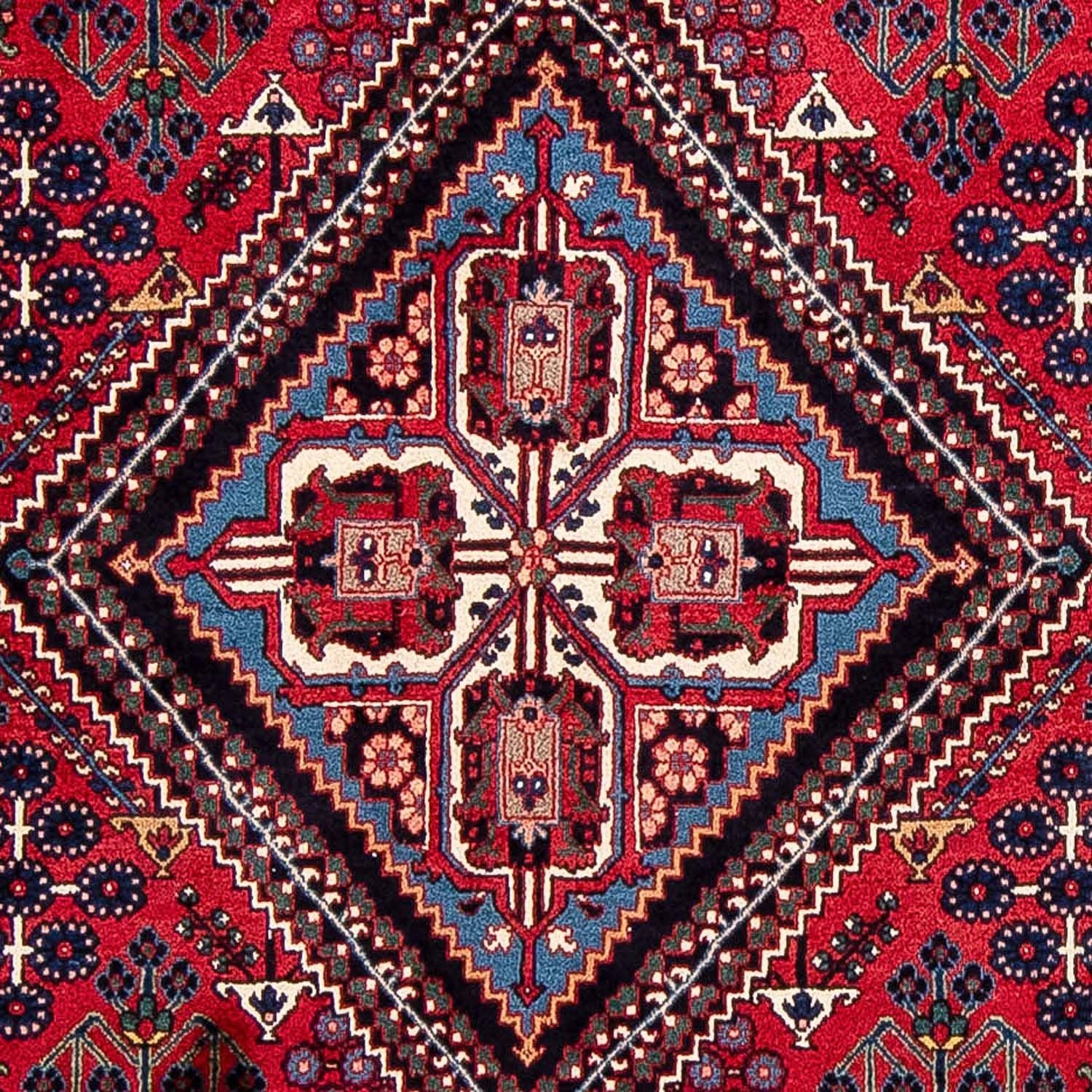 Alfombra persa - Nómada - 343 x 235 cm - rojo oscuro