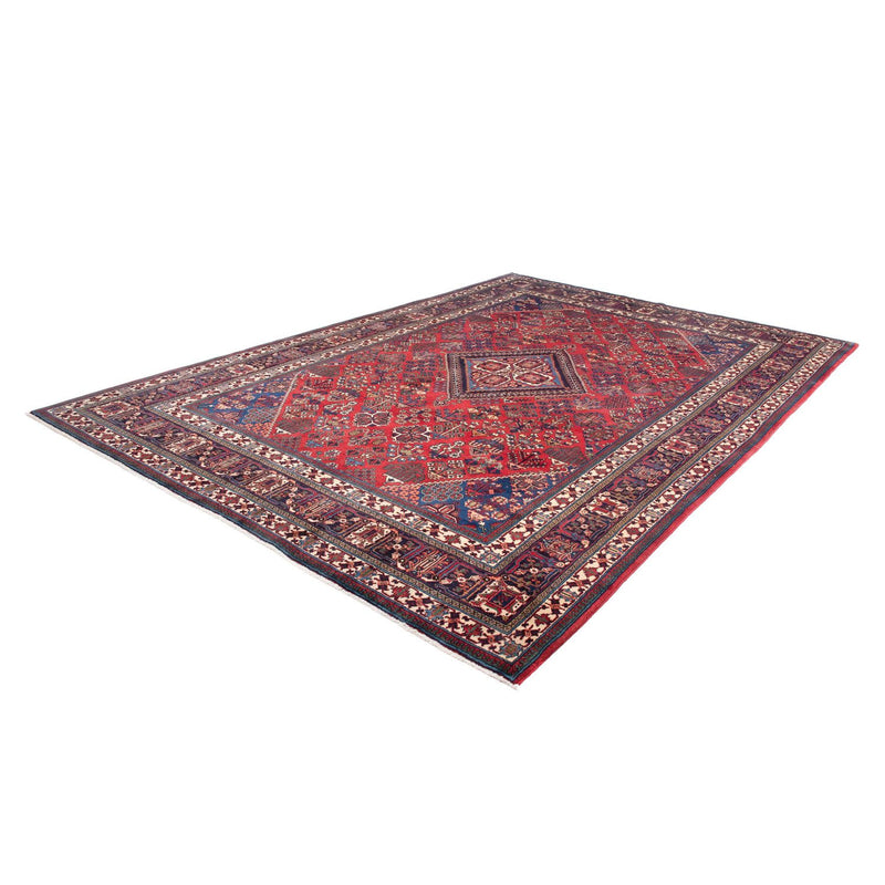 Alfombra persa - Nómada - 343 x 235 cm - rojo oscuro