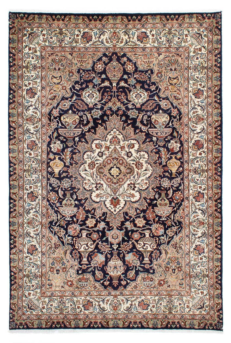 Alfombra persa - Clásica - 292 x 195 cm - azul oscuro