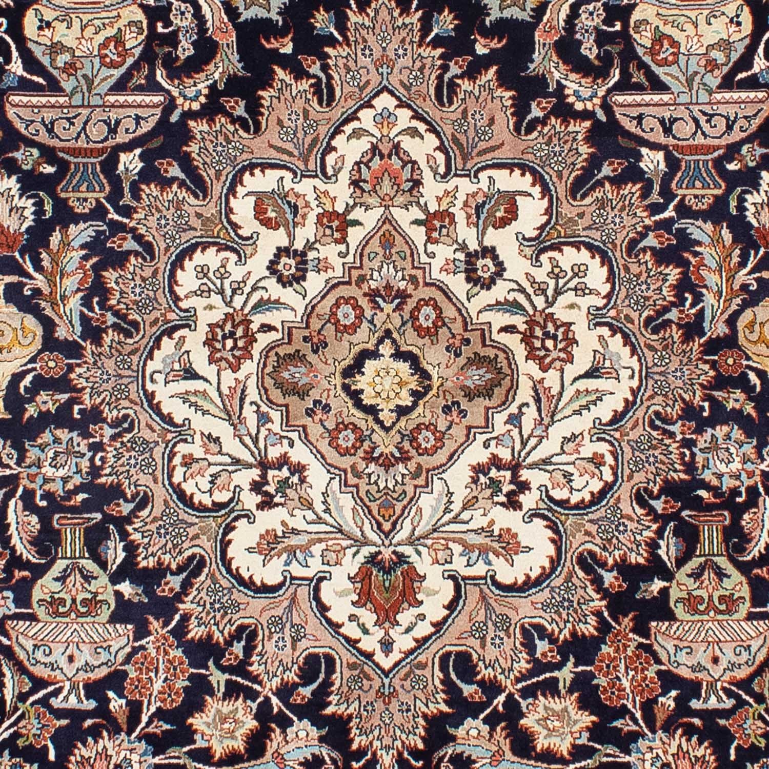 Alfombra persa - Clásica - 292 x 195 cm - azul oscuro