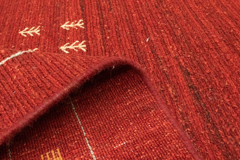 Alfombra Gabbeh - Persa - 194 x 146 cm - rojo