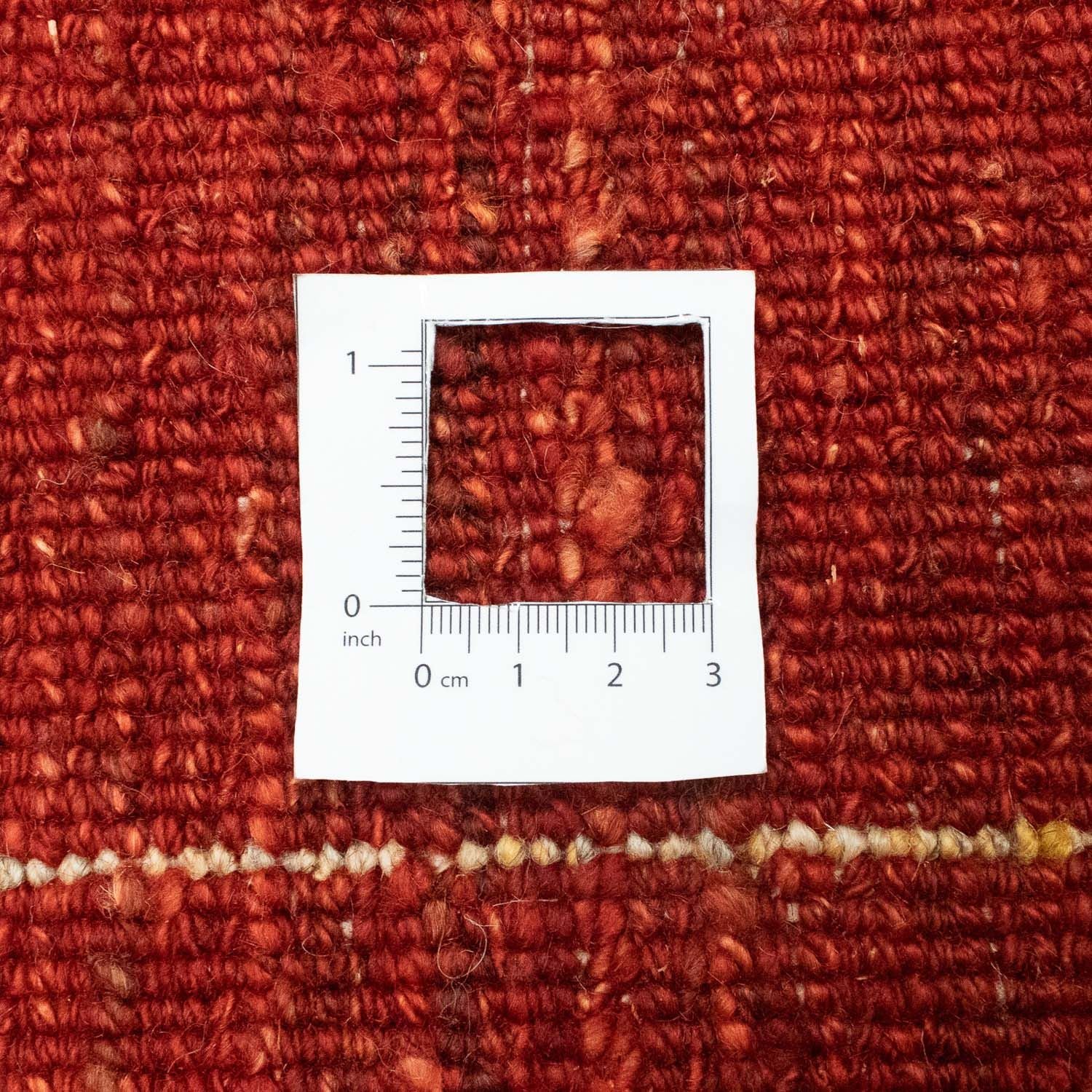 Alfombra Gabbeh - Persa - 194 x 146 cm - rojo