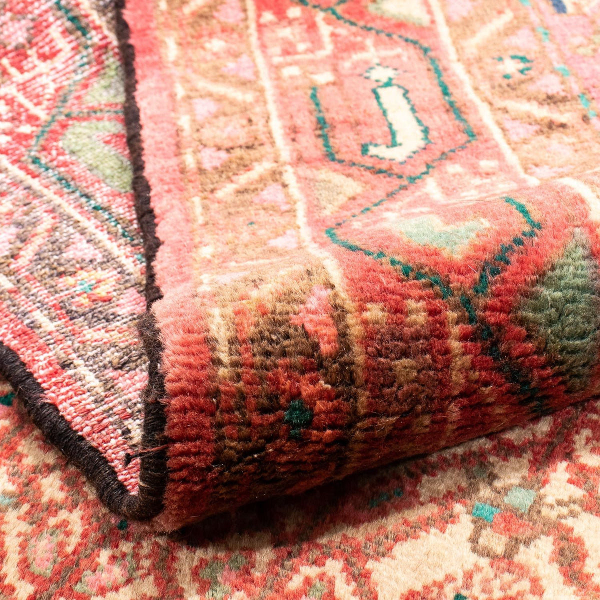 Alfombra persa - Clásica - 163 x 108 cm - rojo claro