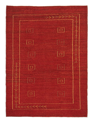 Alfombra Gabbeh - Persa - 196 x 143 cm - rojo