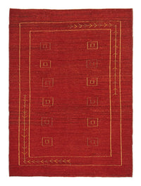 Alfombra Gabbeh - Persa - 196 x 143 cm - rojo