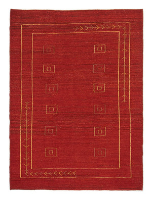 Alfombra Gabbeh - Persa - 196 x 143 cm - rojo