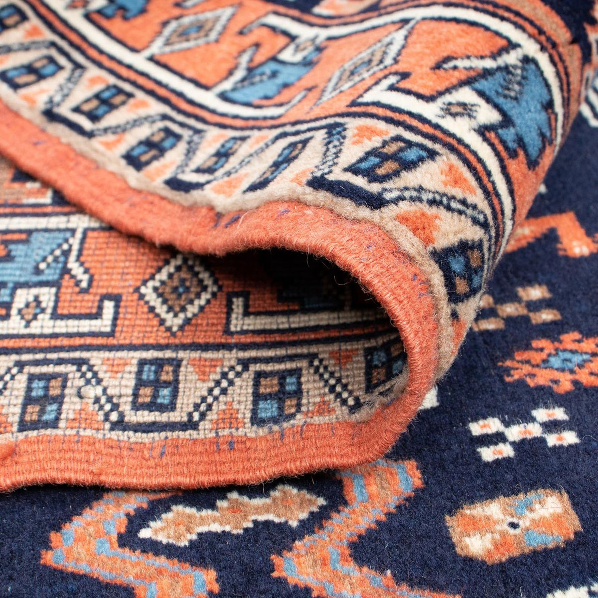 Alfombra persa - Clásica - 152 x 114 cm - azul oscuro