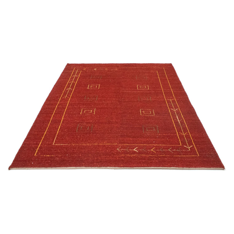 Alfombra Gabbeh - Persa - 196 x 146 cm - rojo