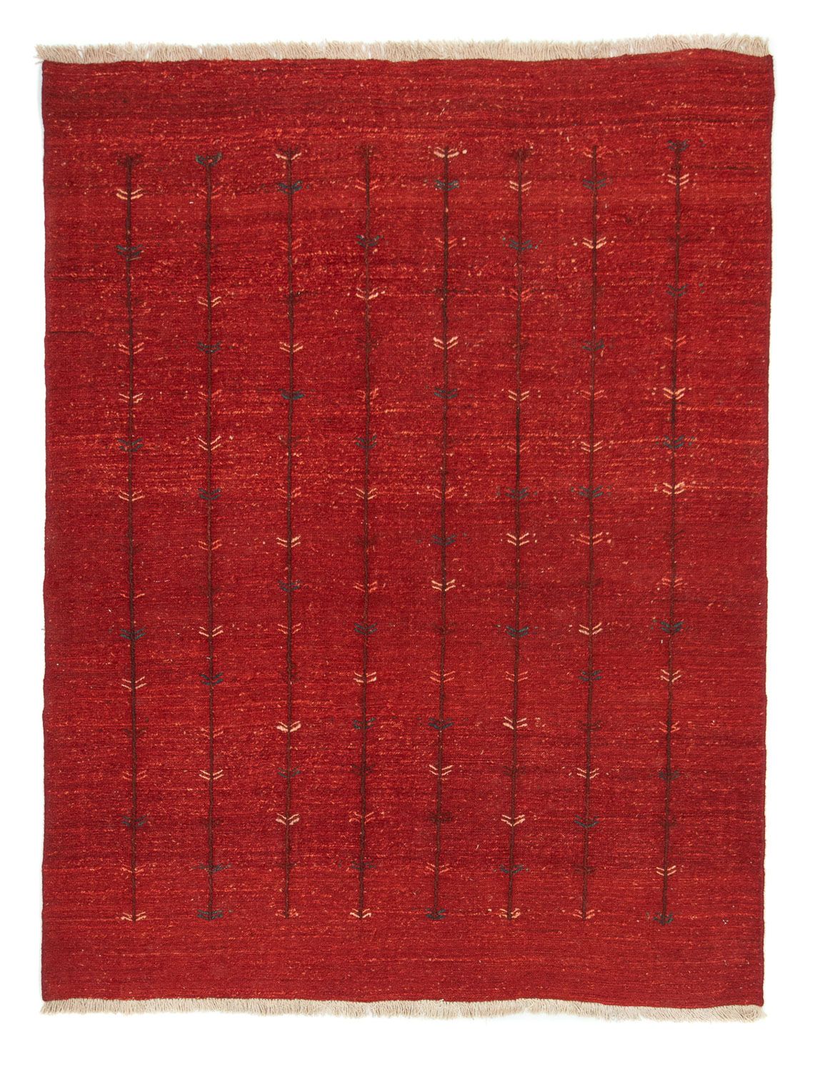 Alfombra Gabbeh - Persa - 200 x 150 cm - rojo
