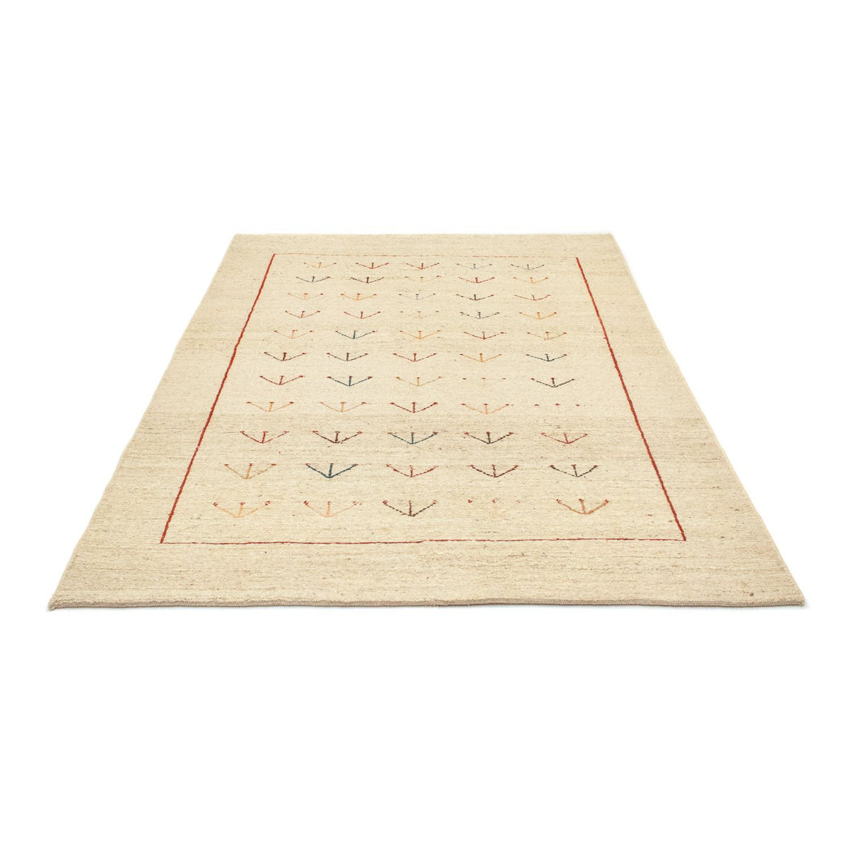 Alfombra Gabbeh - Persa - 195 x 144 cm - beige