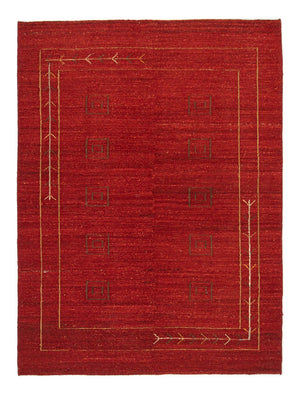 Alfombra Gabbeh - Persa - 197 x 144 cm - rojo