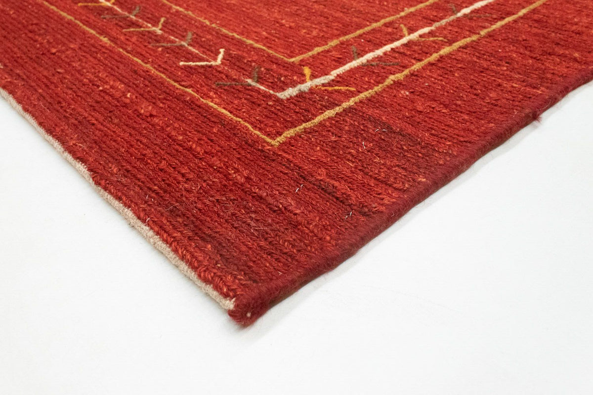 Alfombra Gabbeh - Persa - 197 x 144 cm - rojo
