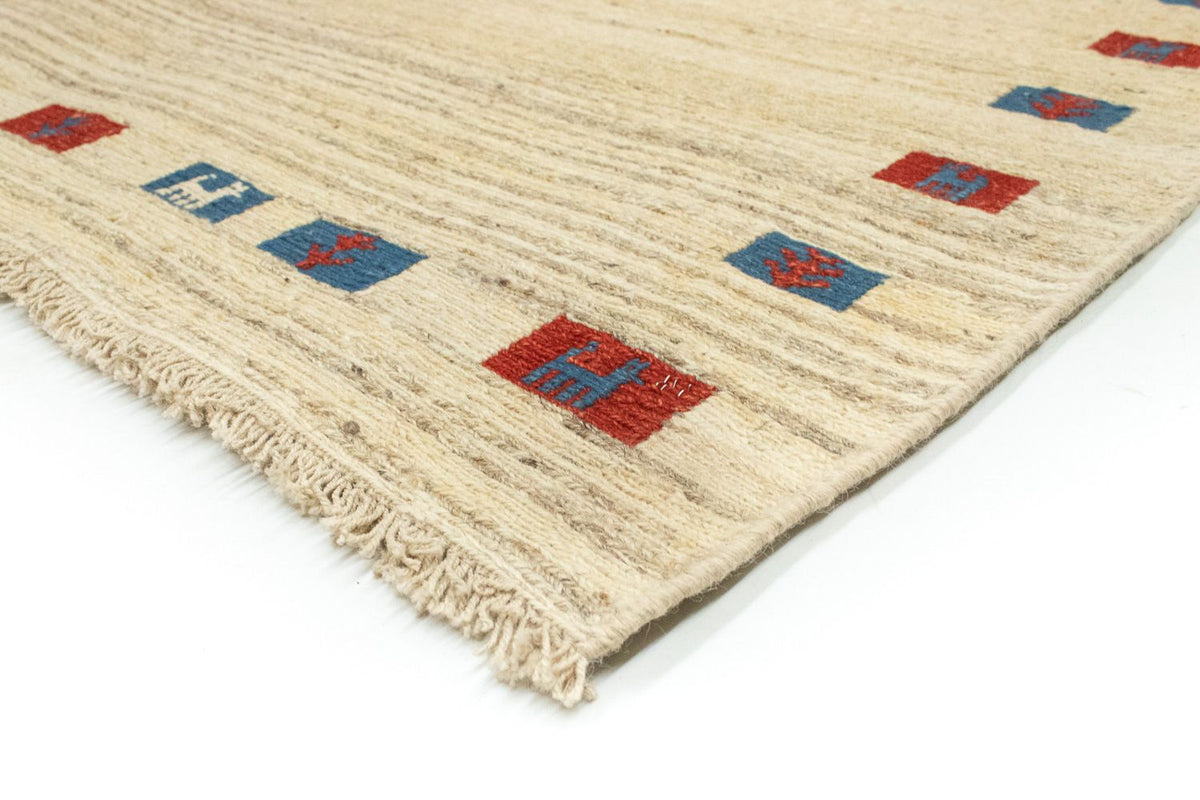 Alfombra Gabbeh - Persa - 196 x 156 cm - beige