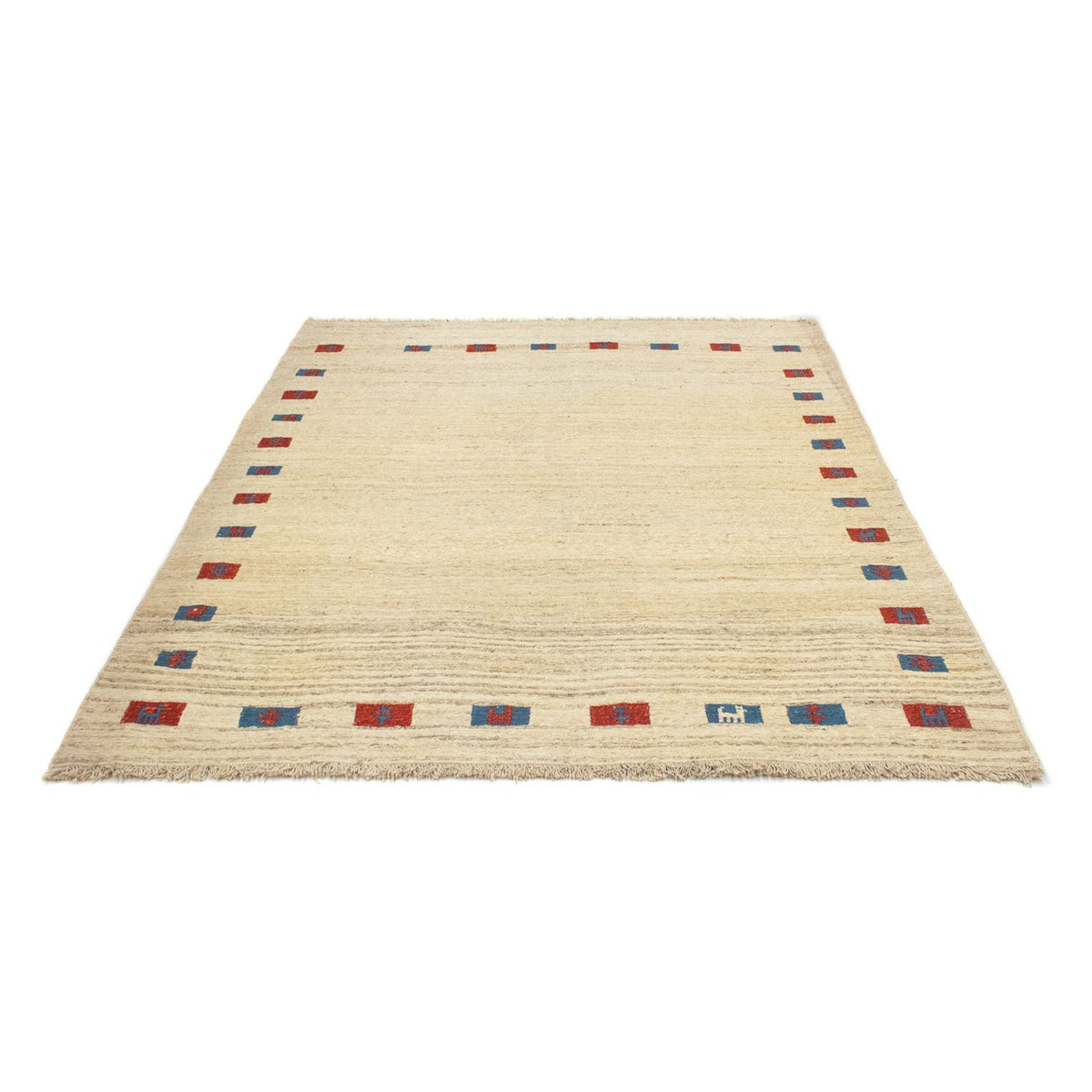 Alfombra Gabbeh - Persa - 196 x 156 cm - beige