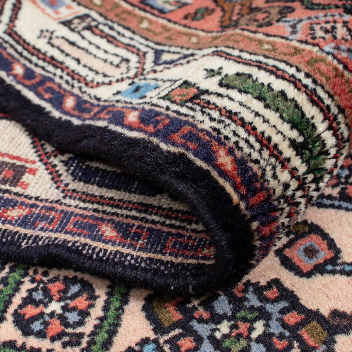 Alfombra de pasillo Alfombra persa - Nómada - 280 x 80 cm - rojo claro