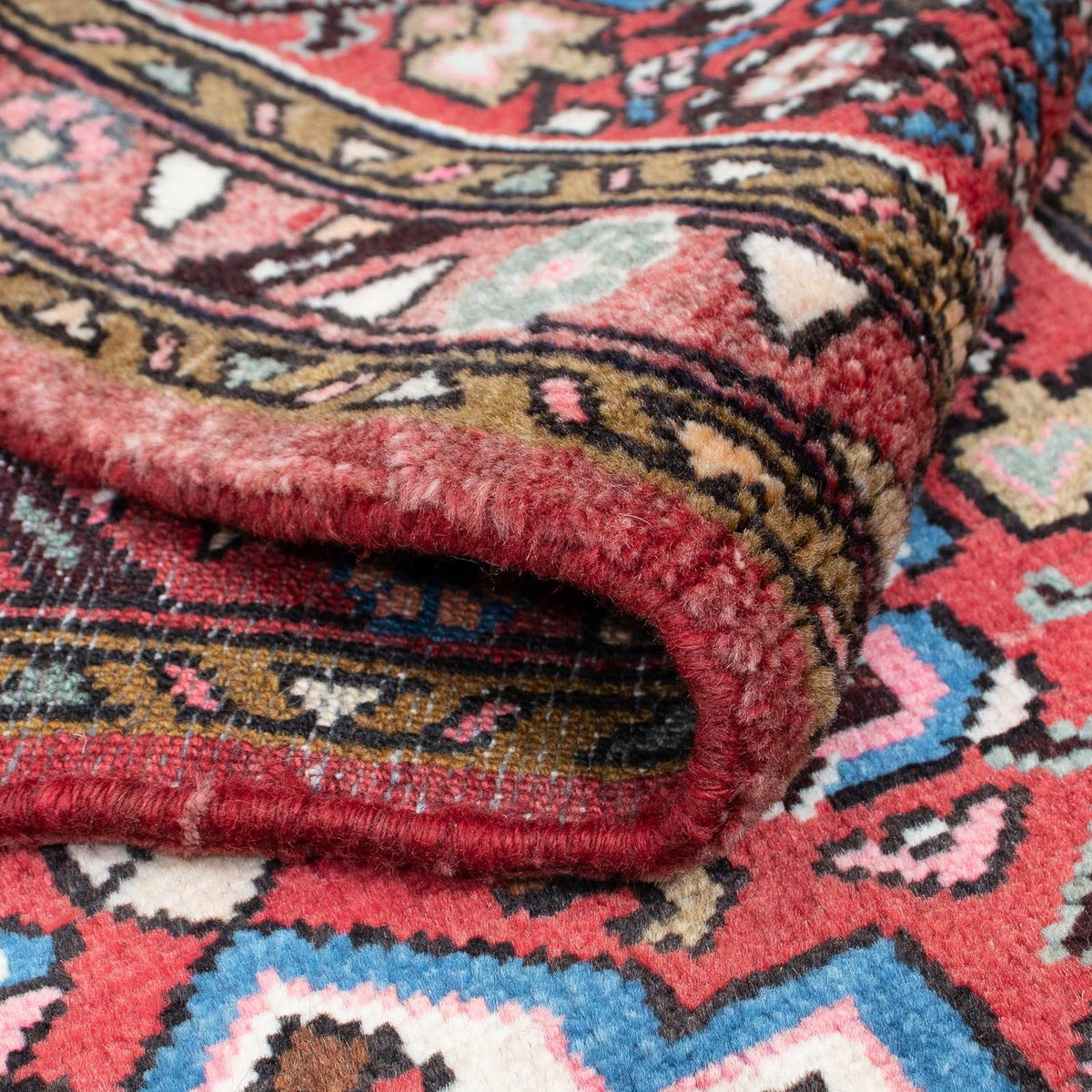 Alfombra de pasillo Alfombra persa - Nómada - 327 x 80 cm - rojo claro