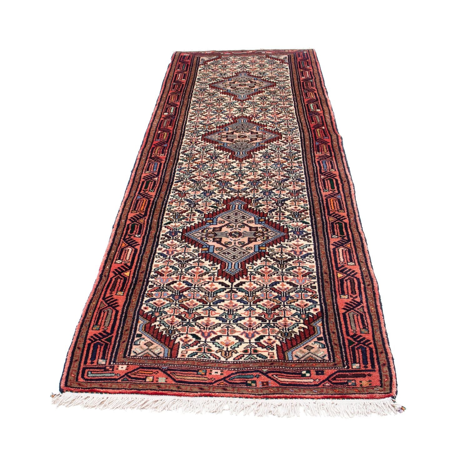 Alfombra de pasillo Alfombra persa - Nómada - 290 x 83 cm - beige