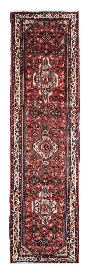 Alfombra de pasillo Alfombra persa - Nómada - 343 x 83 cm - rojo oscuro
