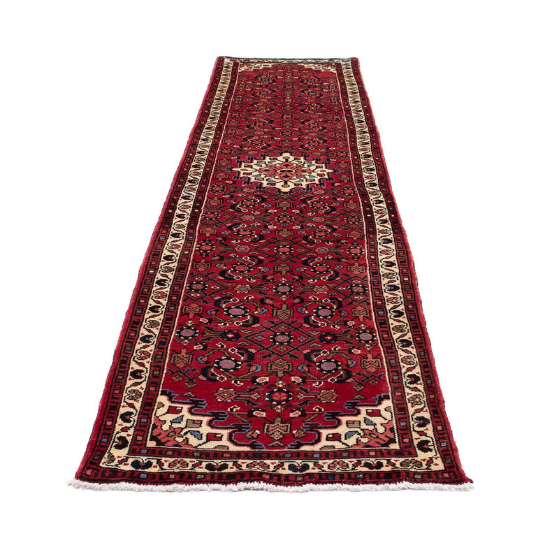 Alfombra de pasillo Alfombra persa - Nómada - 323 x 78 cm - rojo oscuro