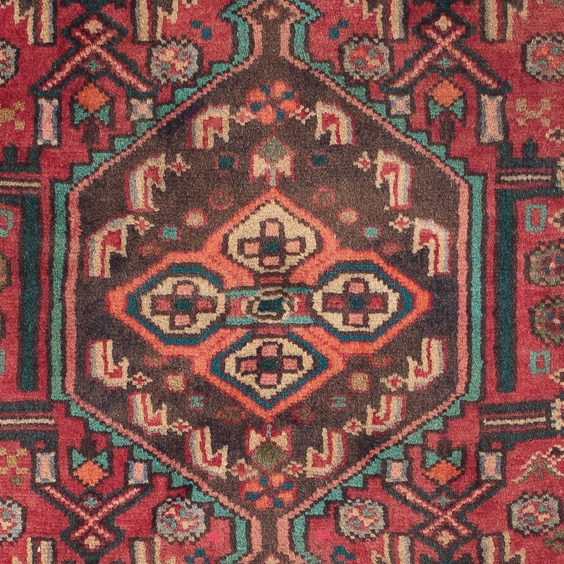 Alfombra persa - Nómada - 130 x 82 cm - rojo claro