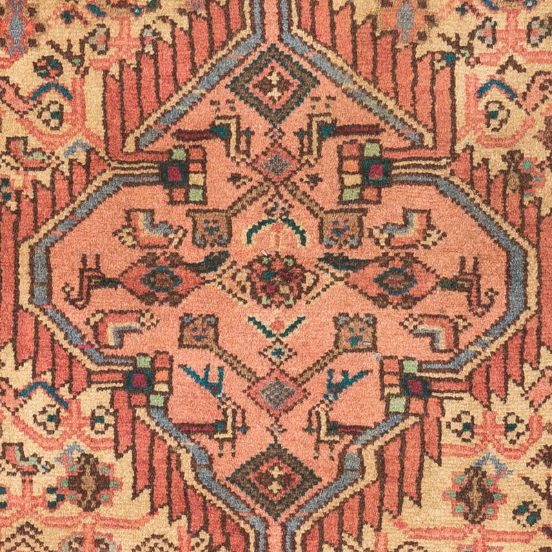 Alfombra persa - Nómada - 130 x 80 cm - rojo claro