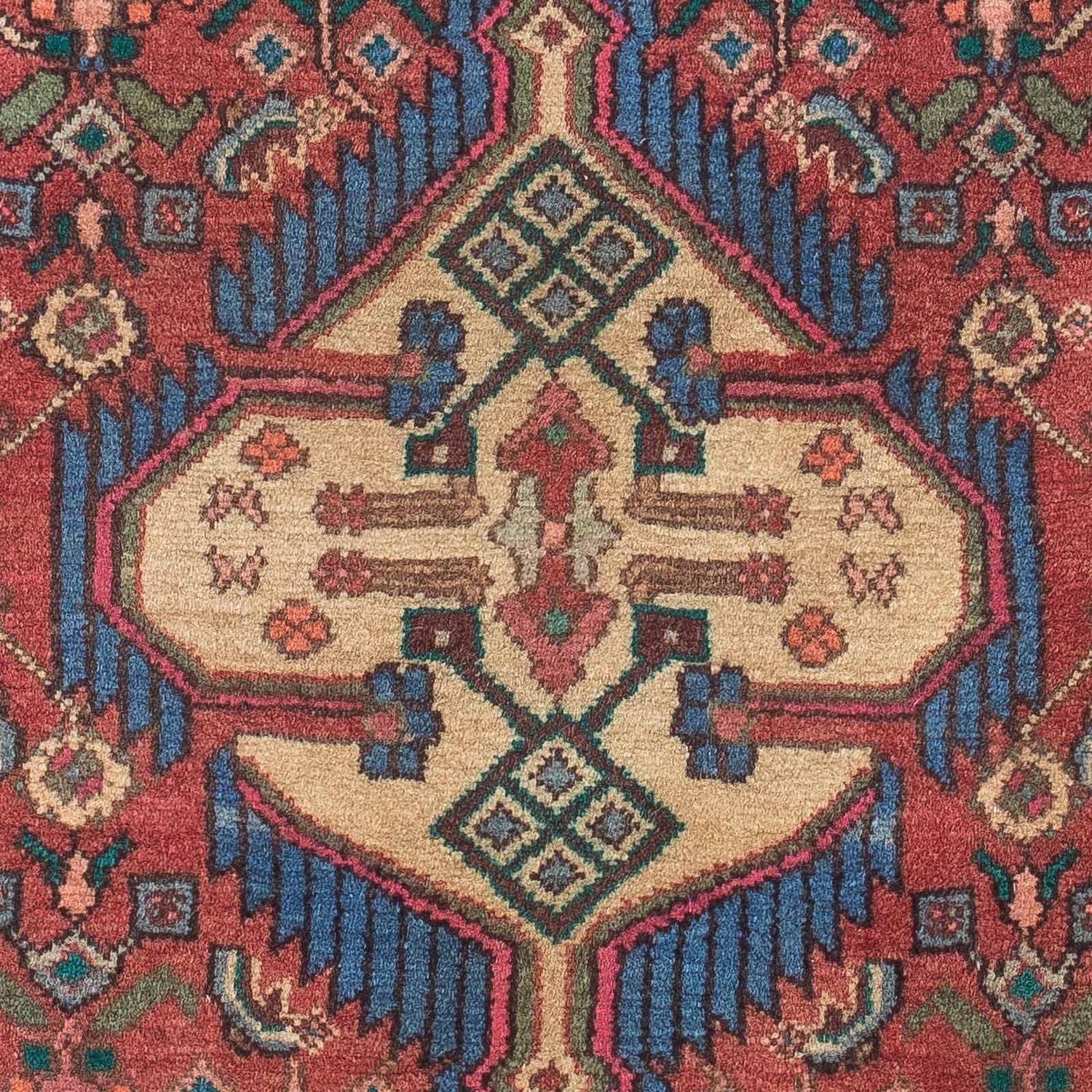 Alfombra persa - Nómada - 155 x 80 cm - rojo claro