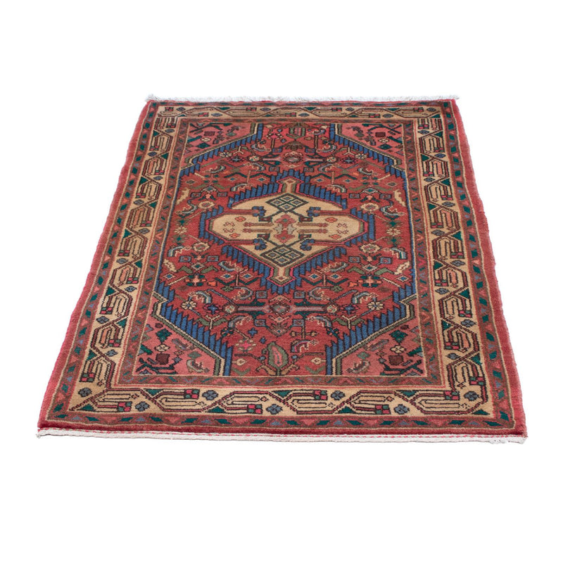 Alfombra persa - Nómada - 155 x 80 cm - rojo claro