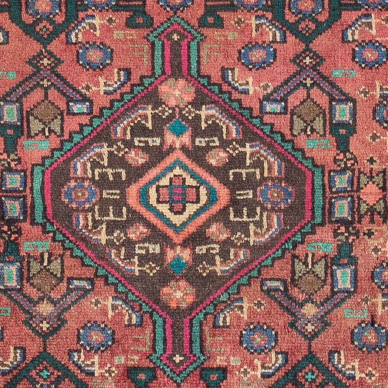 Alfombra persa - Nómada - 124 x 80 cm - rojo claro