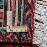 Alfombra persa - Nómada - 124 x 80 cm - rojo claro