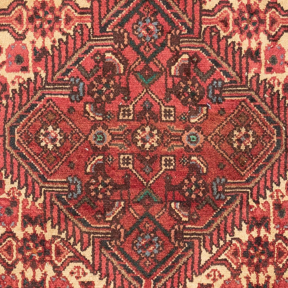 Alfombra persa - Nómada - 132 x 77 cm - rojo
