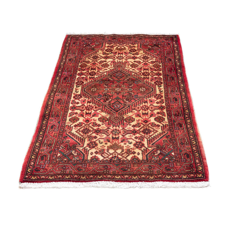 Alfombra persa - Nómada - 132 x 77 cm - rojo