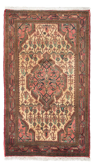 Alfombra persa - Nómada - 135 x 80 cm - rojo claro