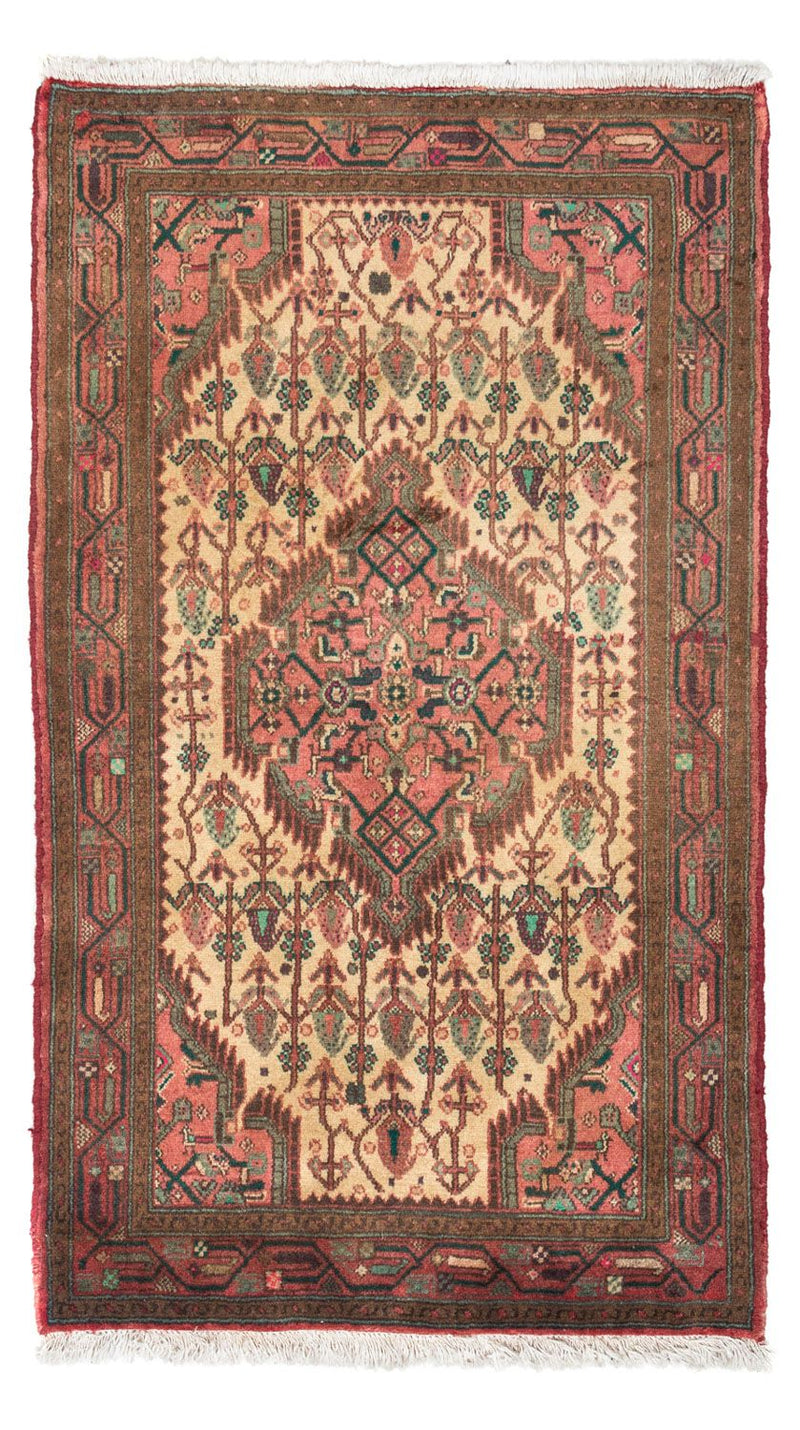 Alfombra persa - Nómada - 135 x 80 cm - rojo claro