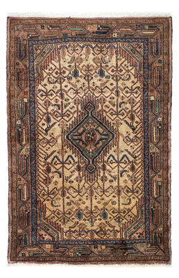 Alfombra persa - Nómada - 118 x 79 cm - marrón claro