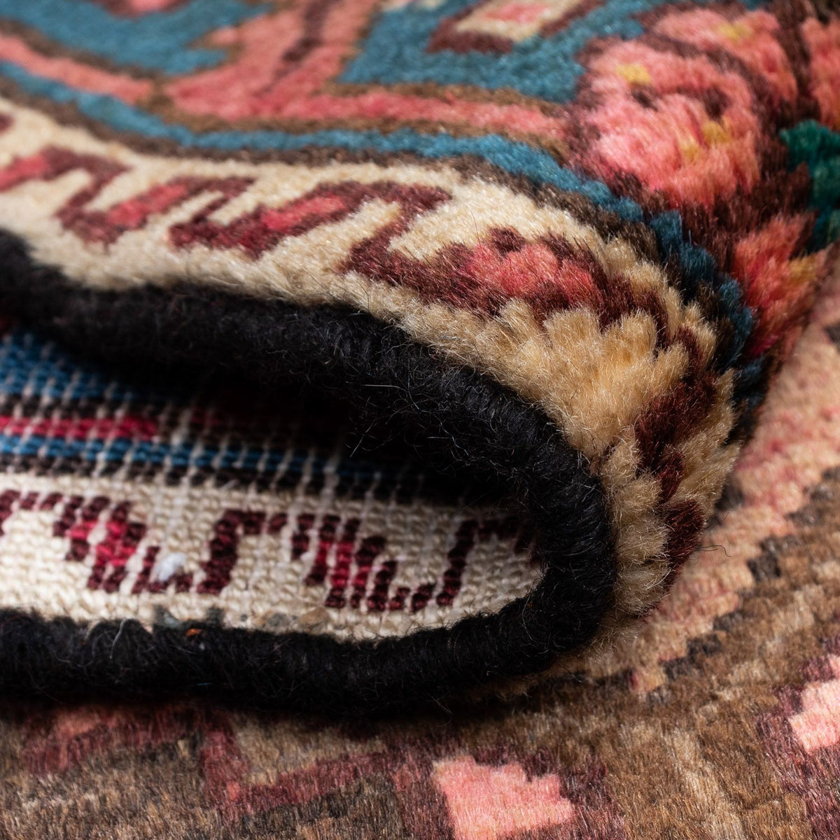 Alfombra persa - Nómada - 135 x 80 cm - rojo claro