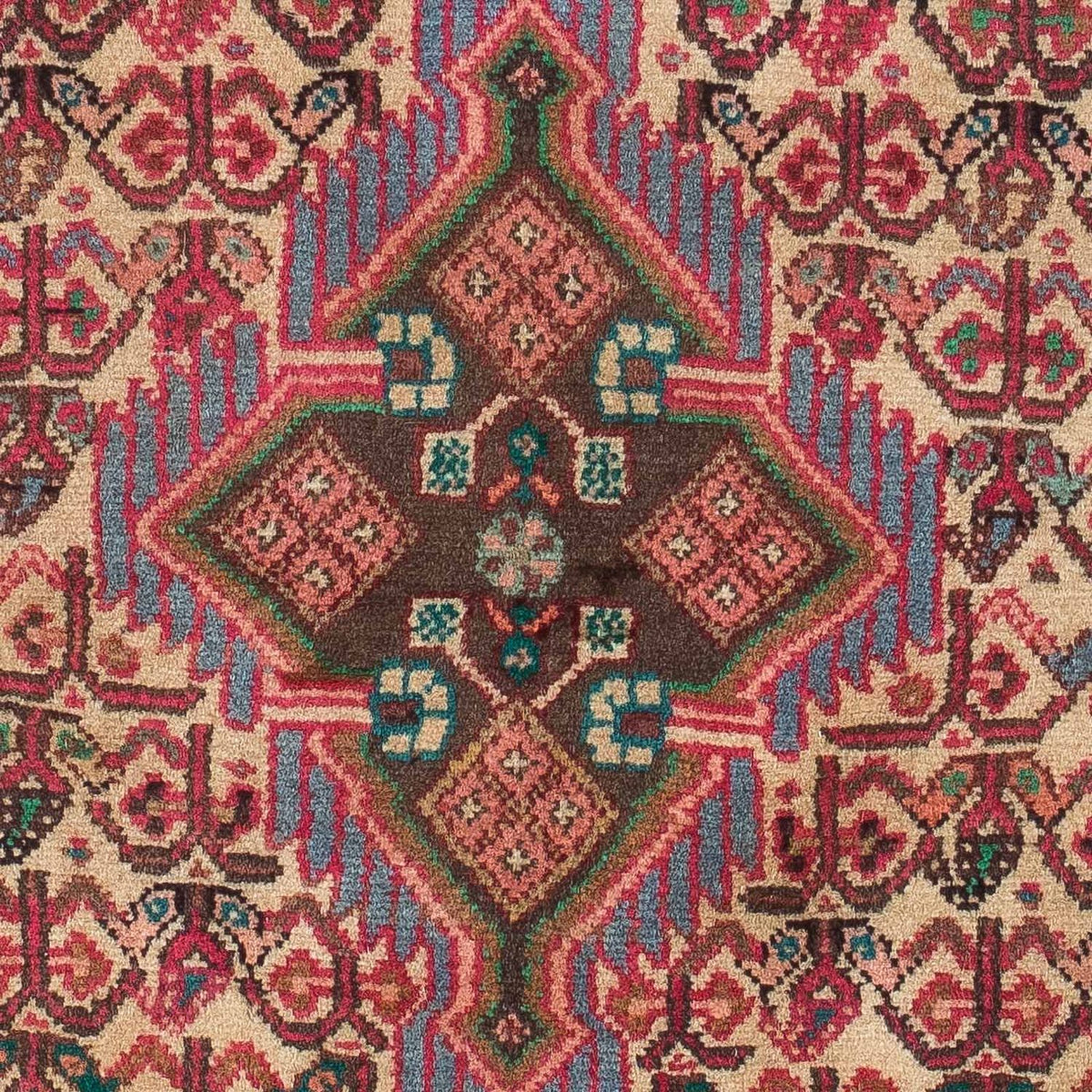 Alfombra persa - Nómada - 125 x 81 cm - beige