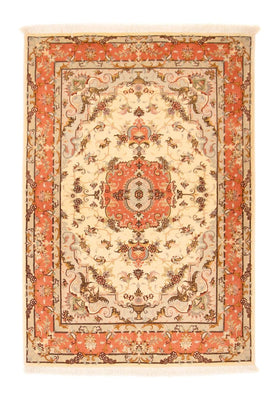 Alfombra Persa - Tabriz - Real - 148 x 101 cm - beige