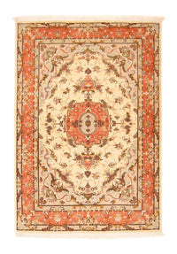 Alfombra Persa - Tabriz - Real - 148 x 101 cm - beige