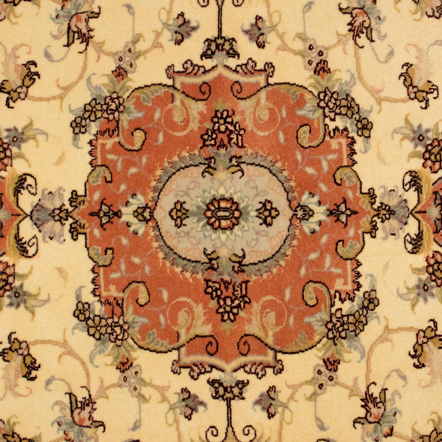 Alfombra Persa - Tabriz - Real - 148 x 101 cm - beige